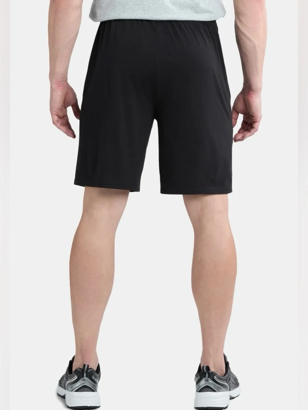 NWT Athletic Works Men's Black  Athletic Tri Blend shorts  - Set of 2